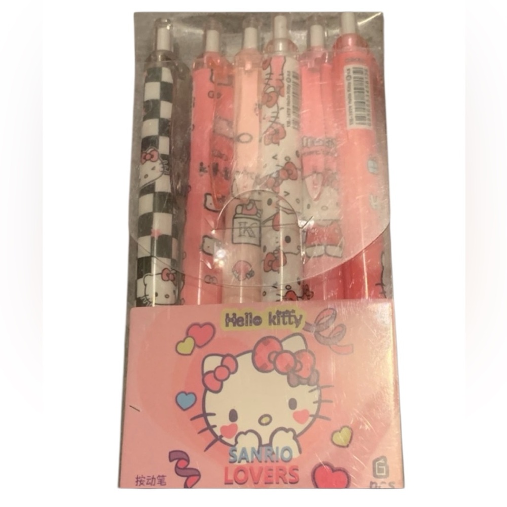 Hello Kitty Sanrio Click Pen Colorful NEW NWT in package - Entire Pkg of Pens